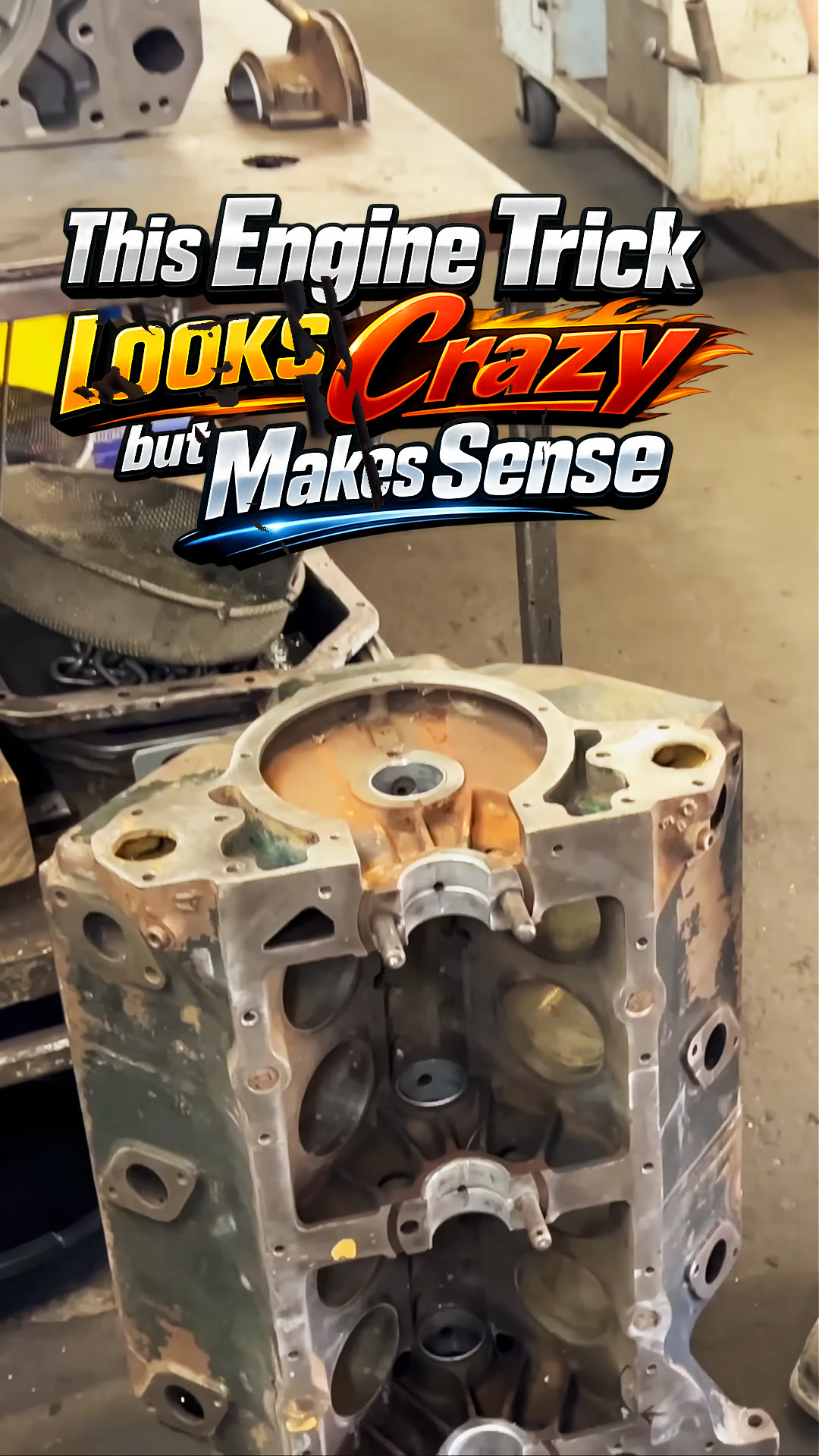 Wait for it… This engine trick looks crazy but makes sense