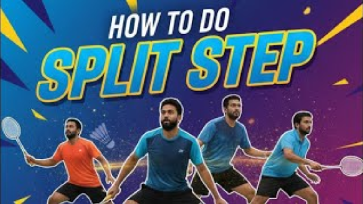 How to do the split step in badminton correctly