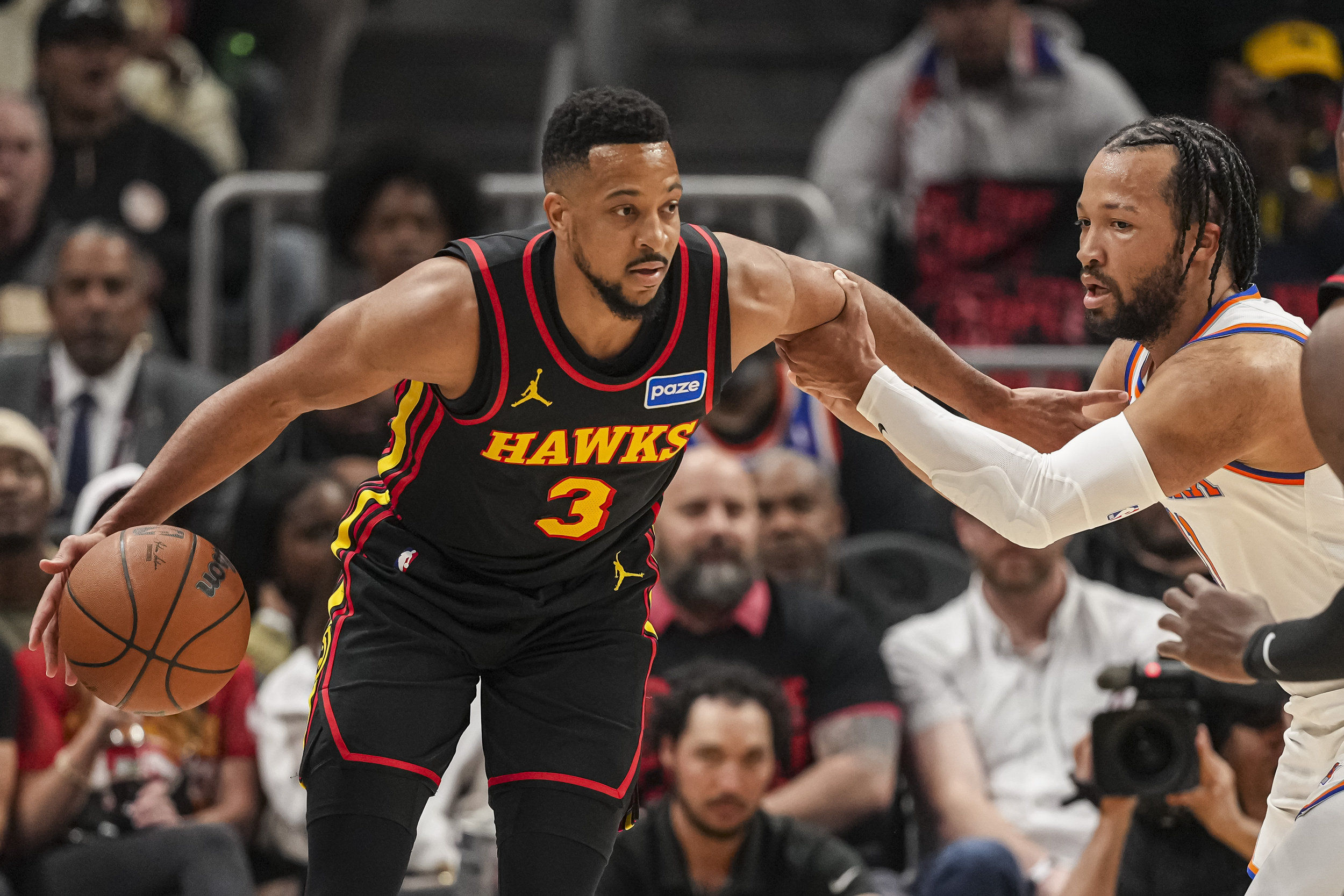 CJ McCollum hit one of the wildest shots ever that didn’t count