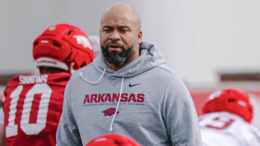 Razorback coaches can't stop talking about freshman who hasn't played yet