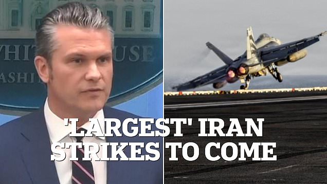 Hegseth warns strikes on Iran increasing with military 'humiliated'