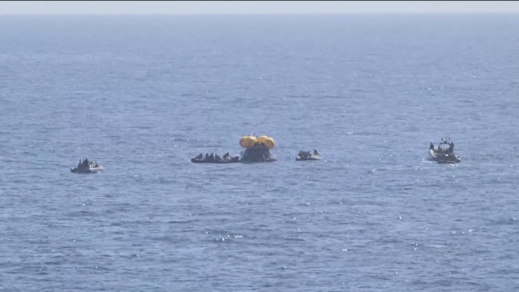 Tips for spotting astronauts on Artemis II mission splash down off San ...