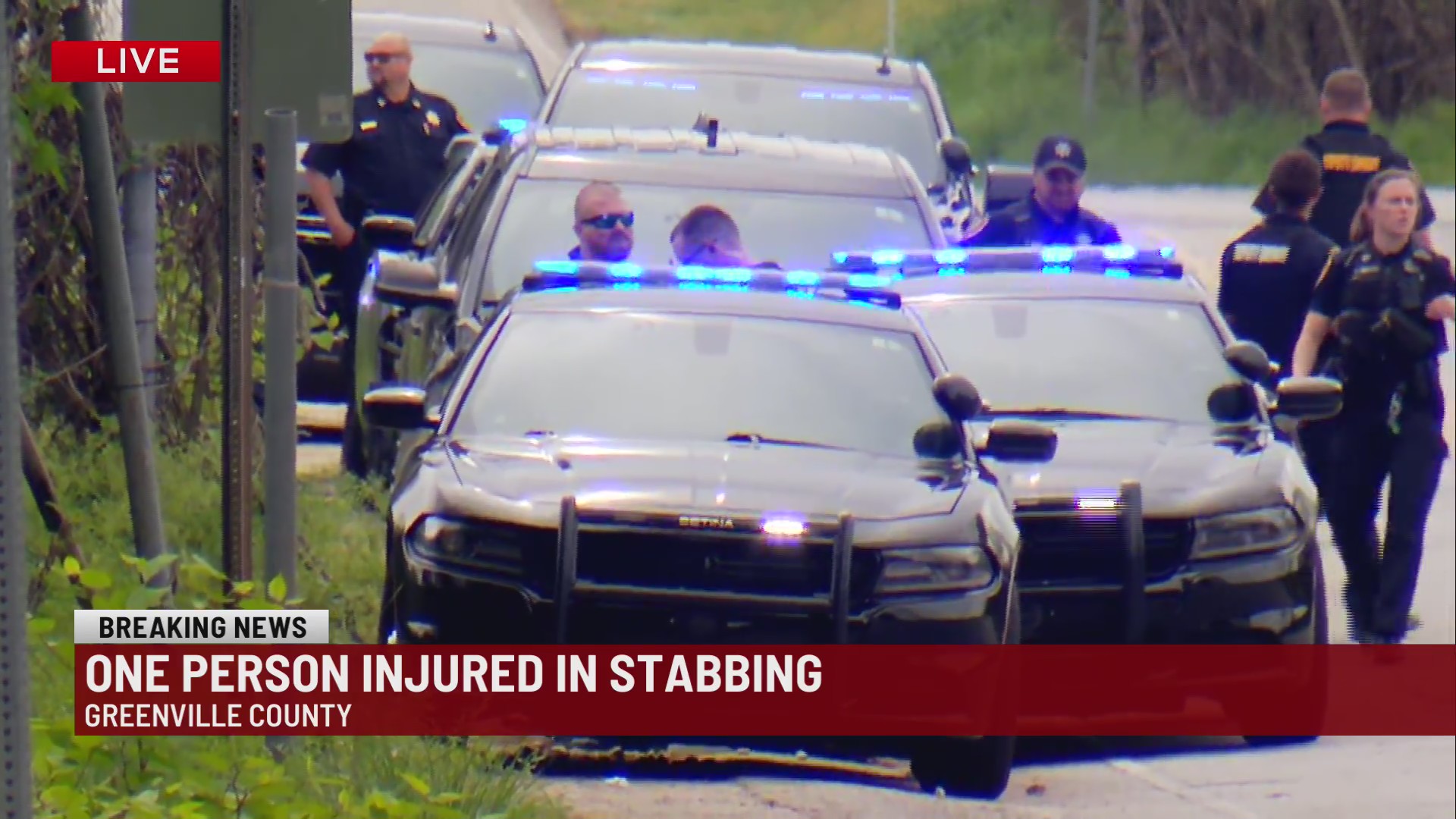 Greenville Co. deputies on scene, investigating stabbing