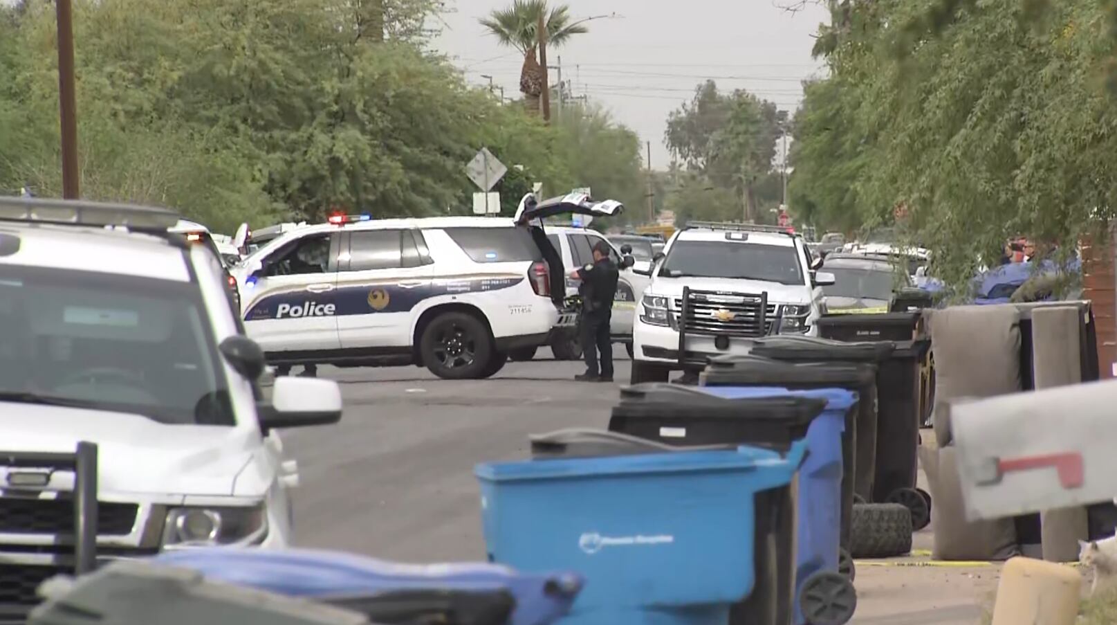 Suspect at large after woman shot near downtown Phoenix