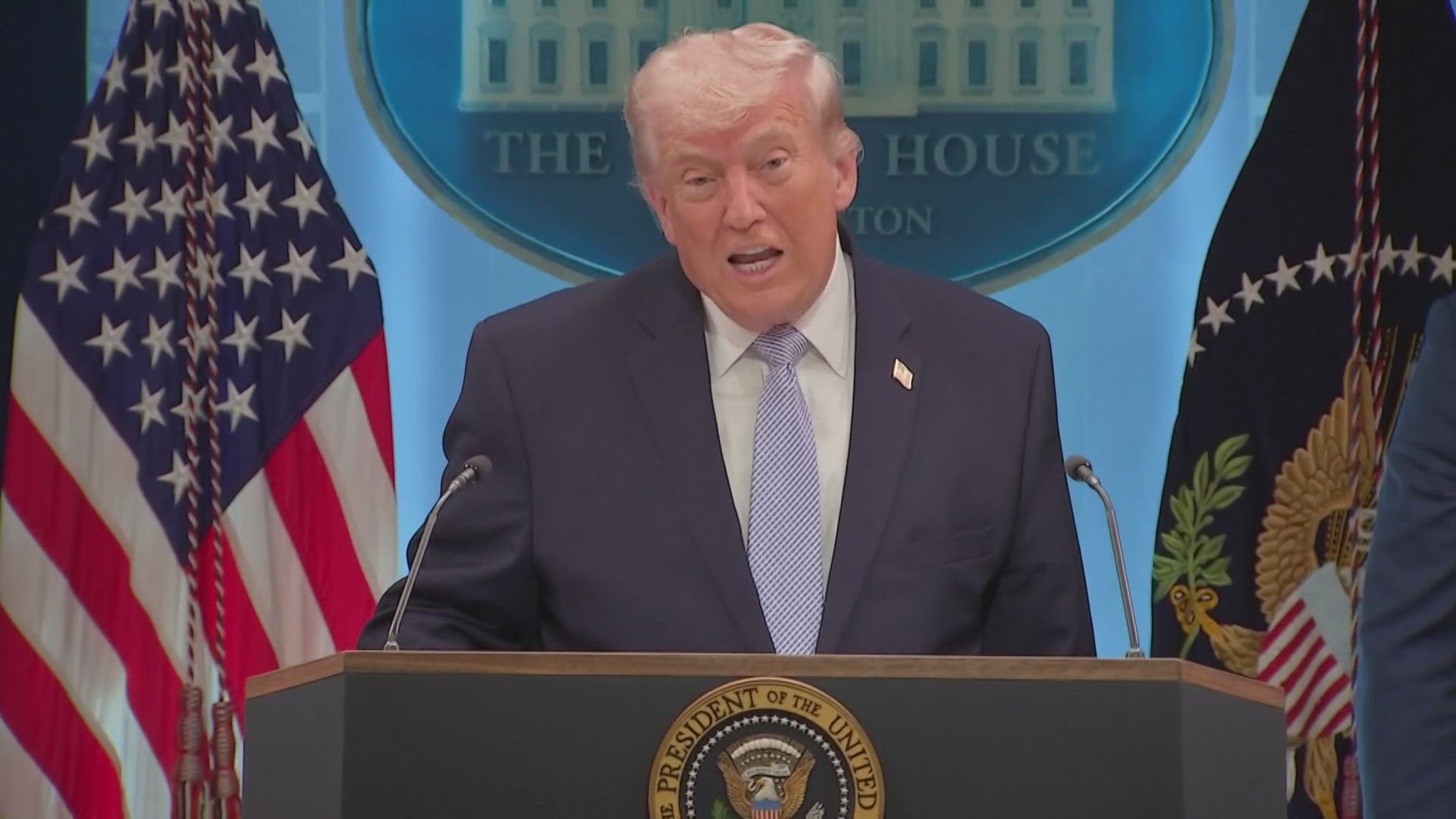 President Trump speaks following rescue of missing US airman in Iran