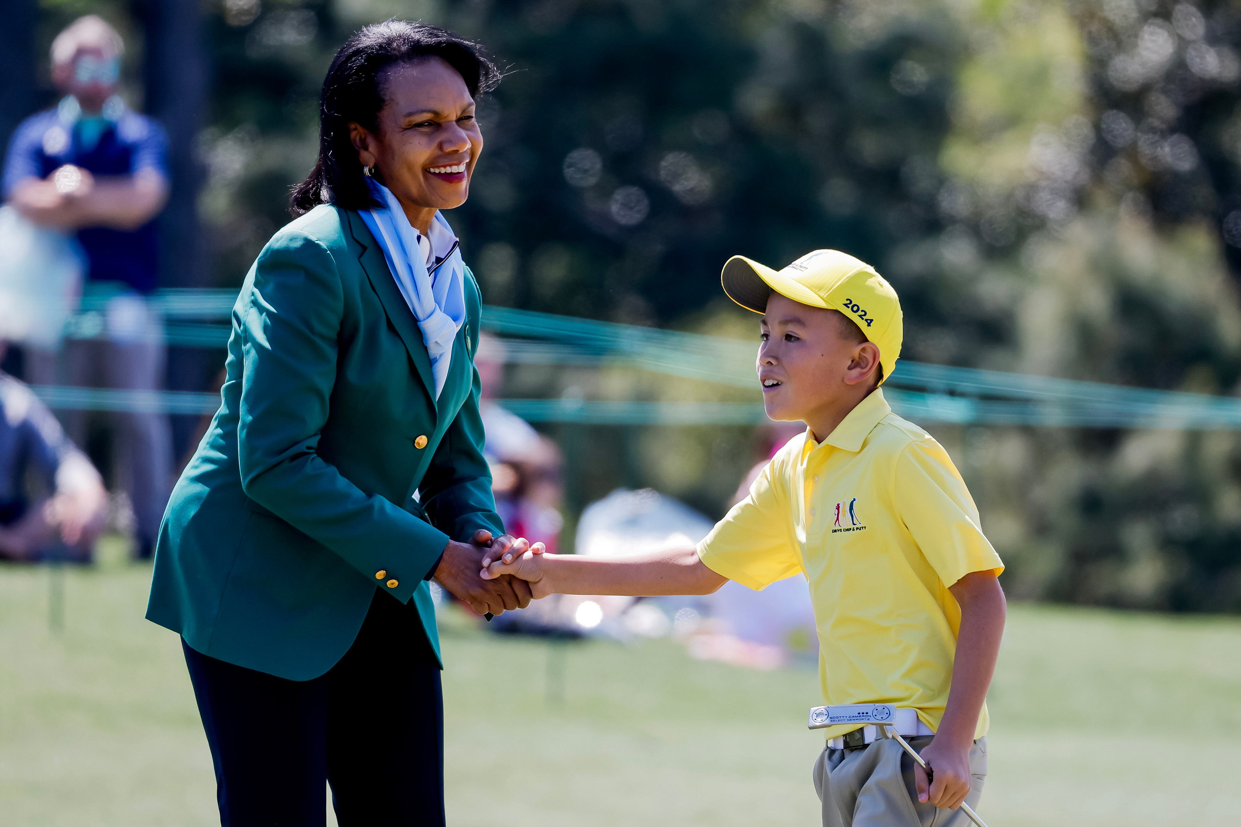 Rice: 'No North Korea thoughts while hitting balls'