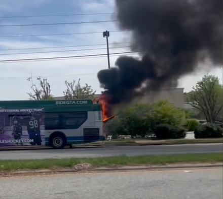 Greensboro bus goes up in flames after mechanical problems, city ...