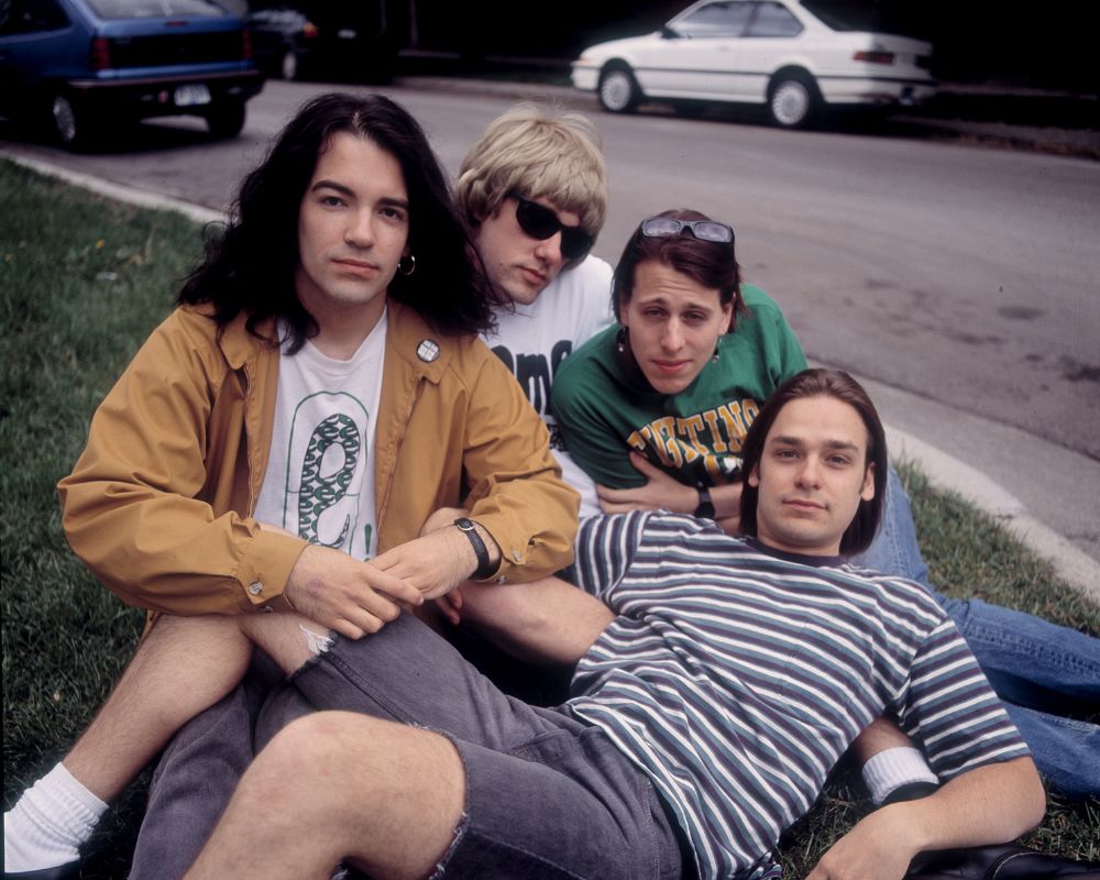 The Posies, left to right, Jon Auer, Dave Fox, Ken Stringfellow, and Mike Musburger, Chicago, June 27, 1993 - Paul Natkin/Getty Images