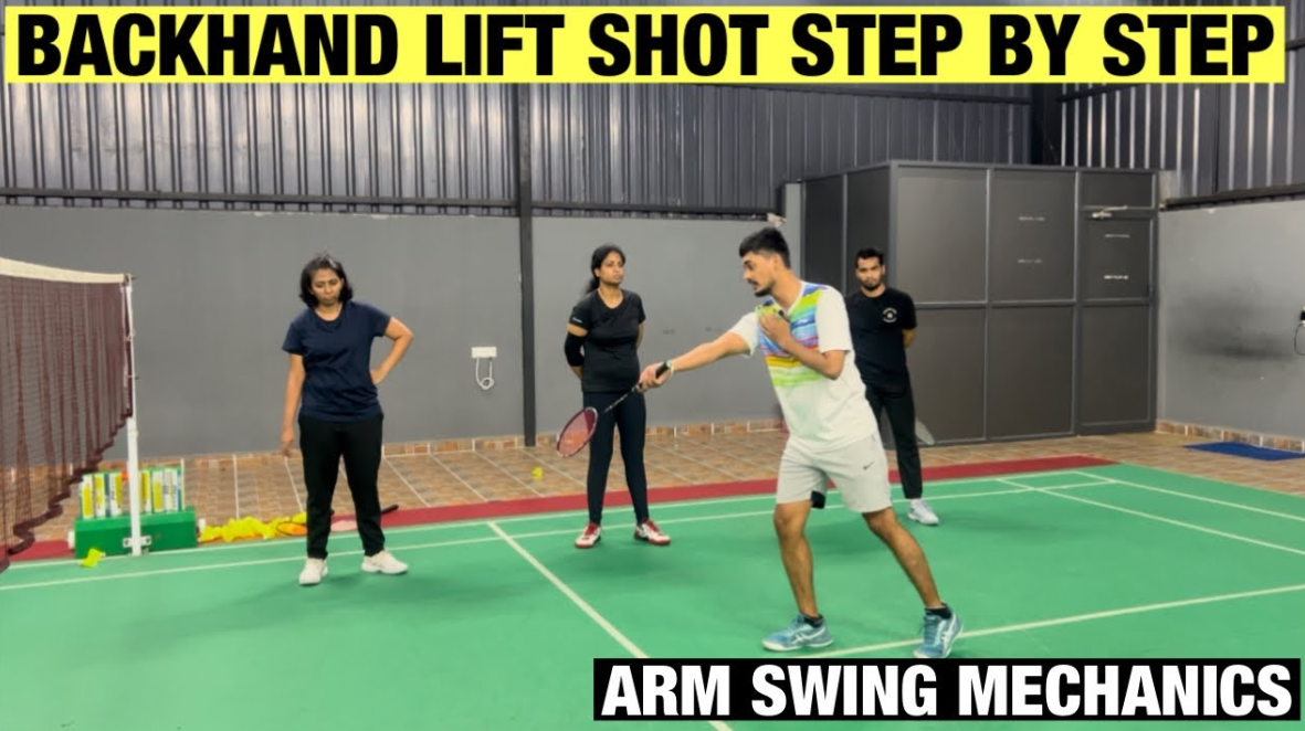 Master the backhand lift shot in badminton