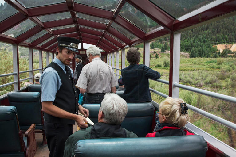 This Colorado train offers a scenic ride through the Rockies, passing ...