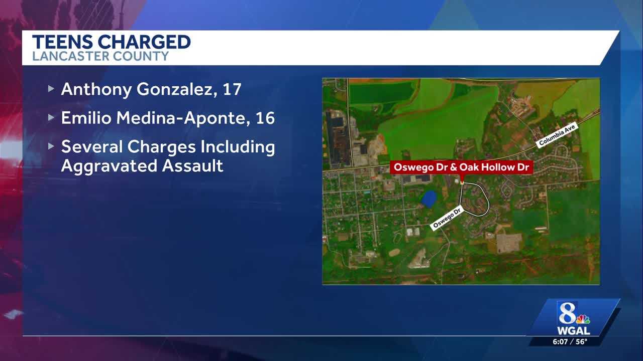 2 teens accused of firing 8 to 30 shots at 2 others, crashing car after ...