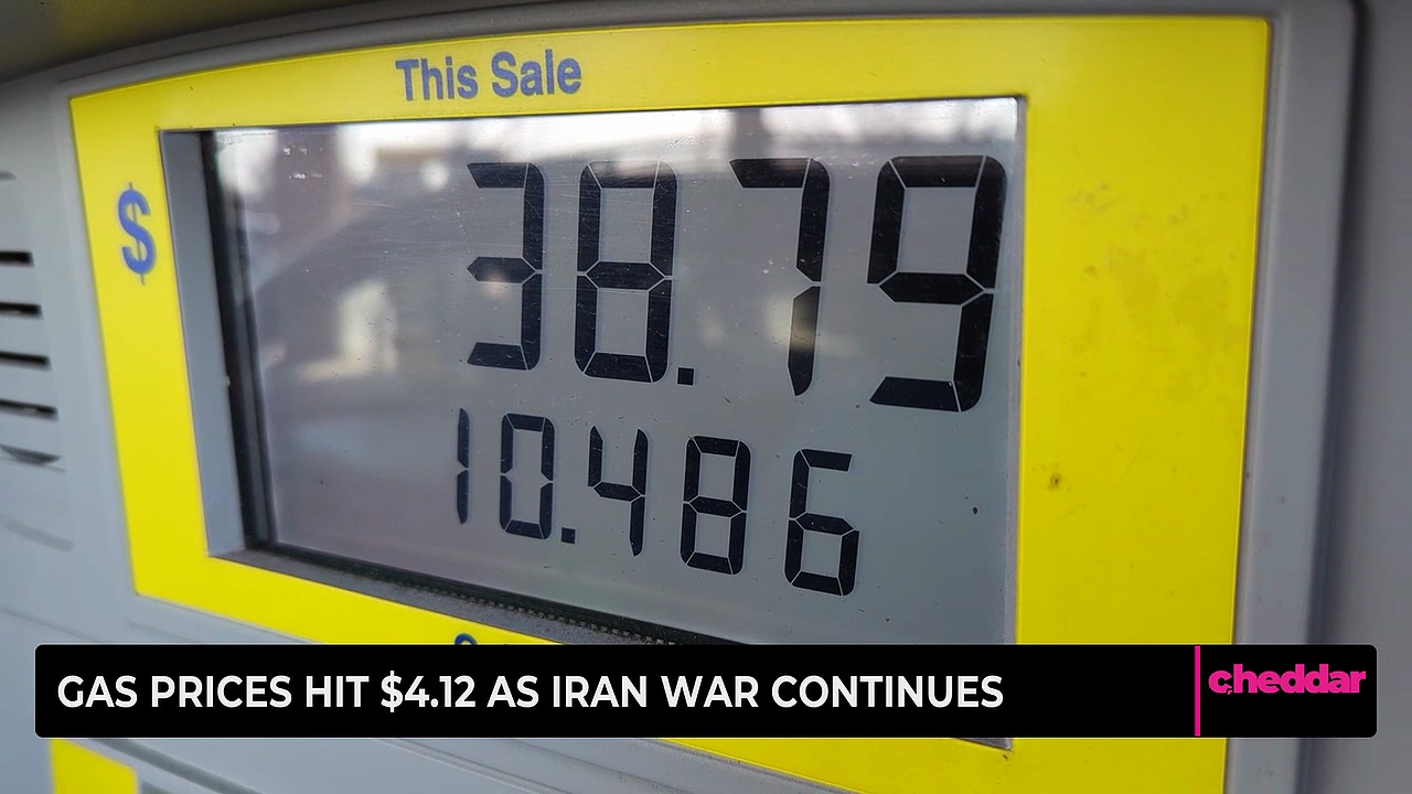 Gas prices hit $4.12 as Iran war continues