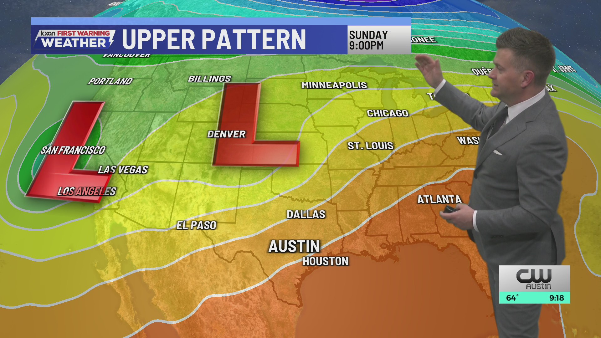 Slowly increasing rain and storm chances by late week into the weekend ...