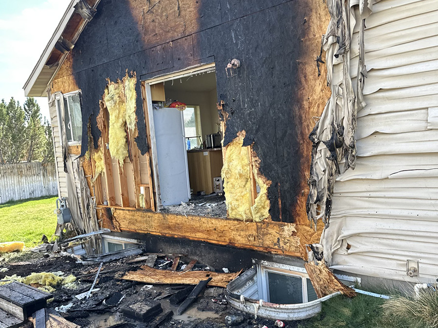 Crews respond to house fire likely caused by propane tank explosion