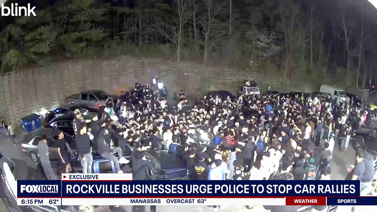 Rockville businesses urging police to stop car rallies