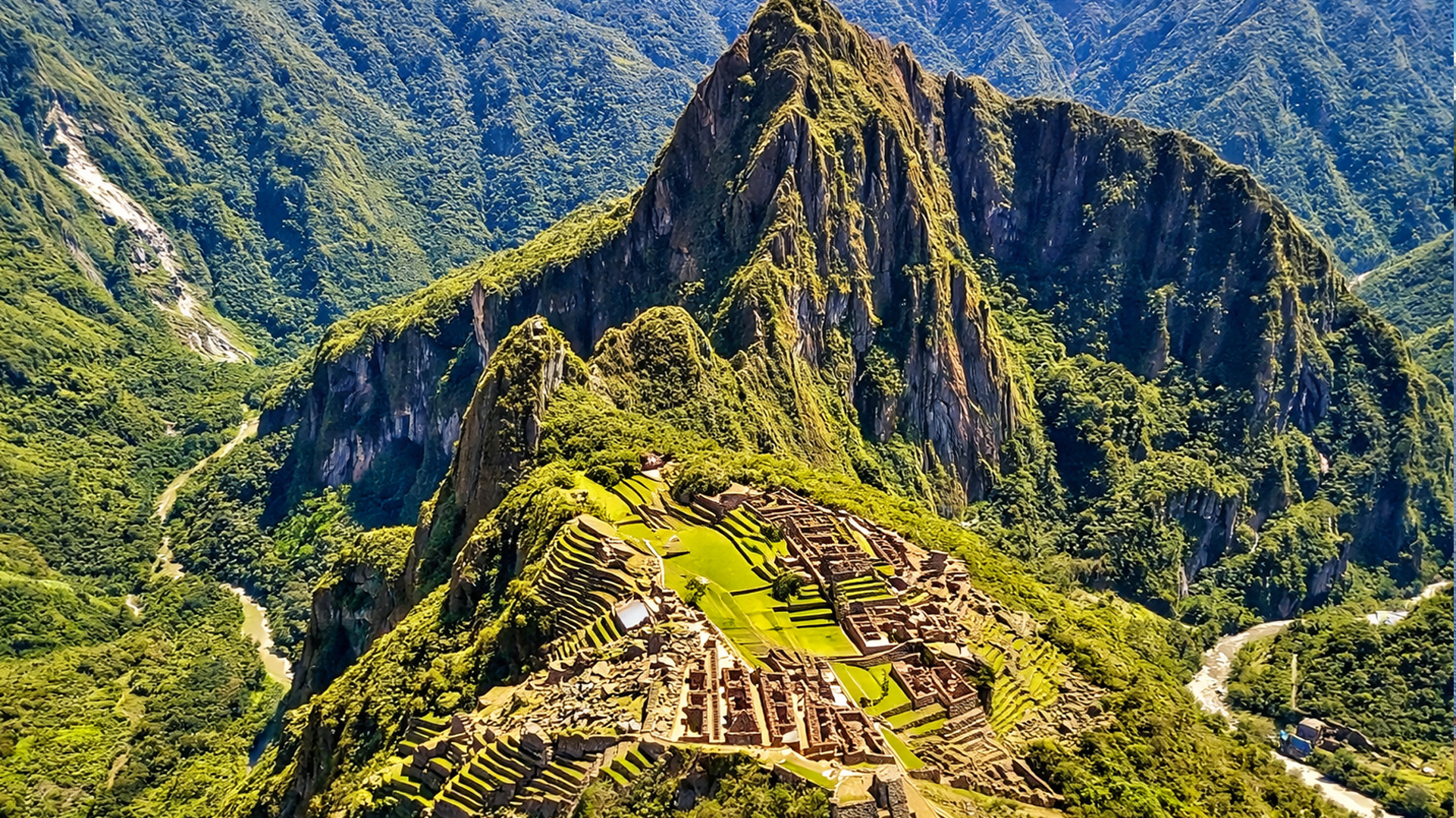Why was Machu Picchu built in this location?