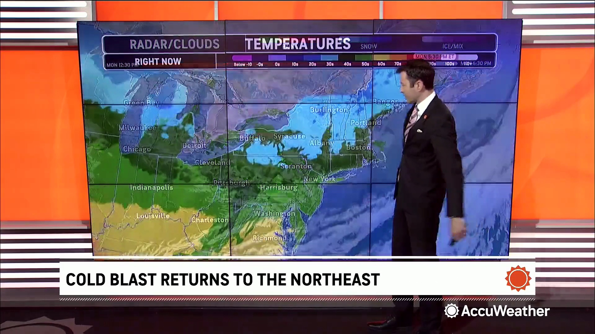 Cold blast returns to the Northeast