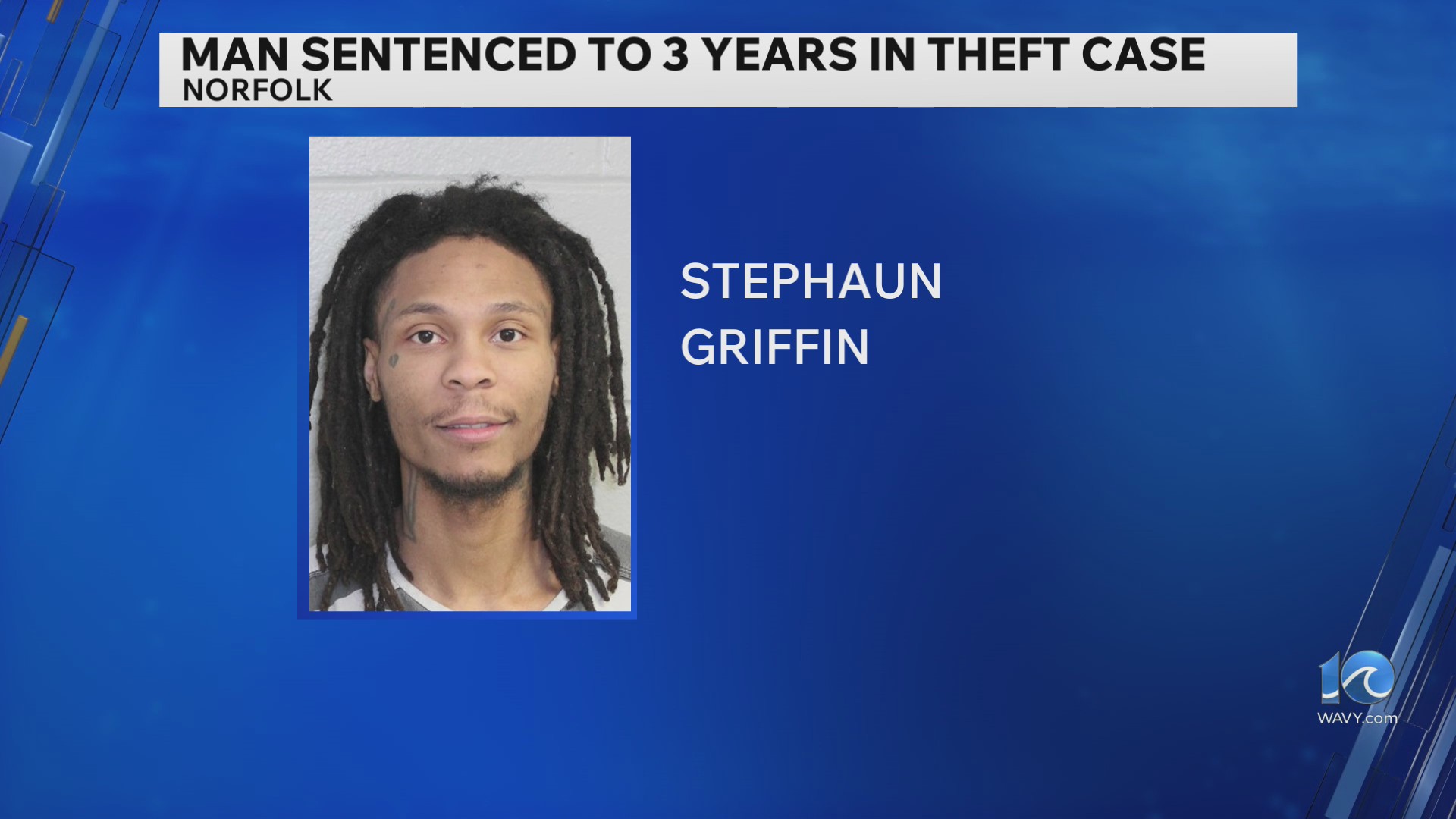 Man sentenced to three years in prison in theft case