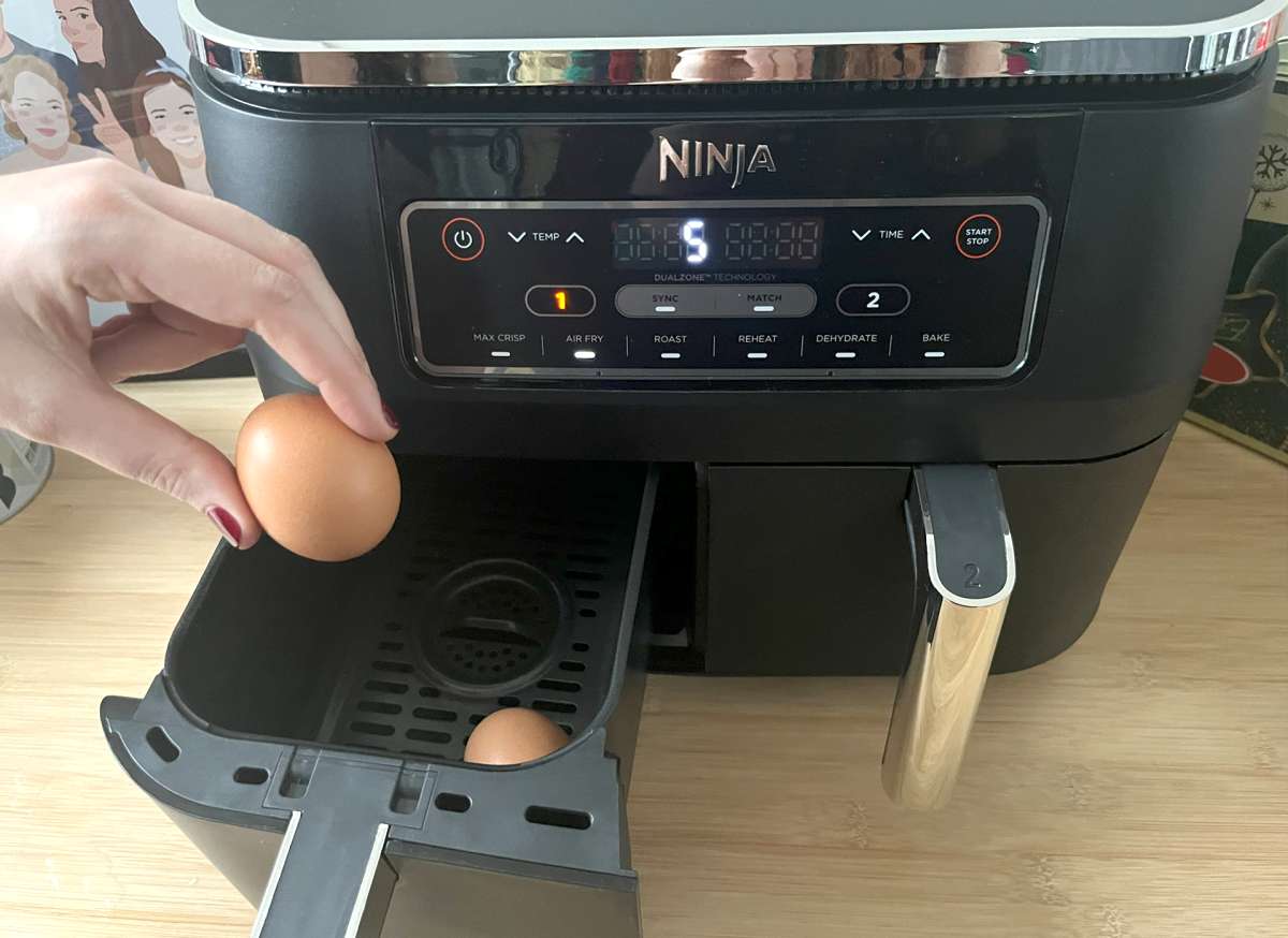 Soft-boiled egg in the air fryer, the foolproof trick for perfect cooking!