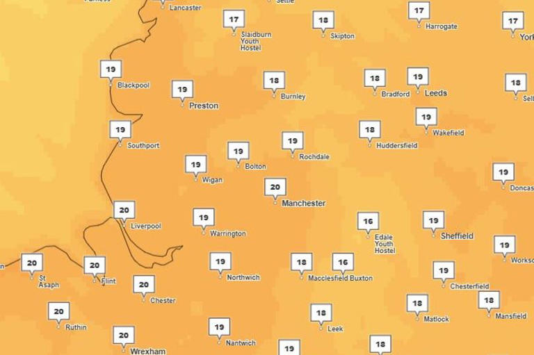 Manchester to be hotter than Ibiza as temperatures to climb this week