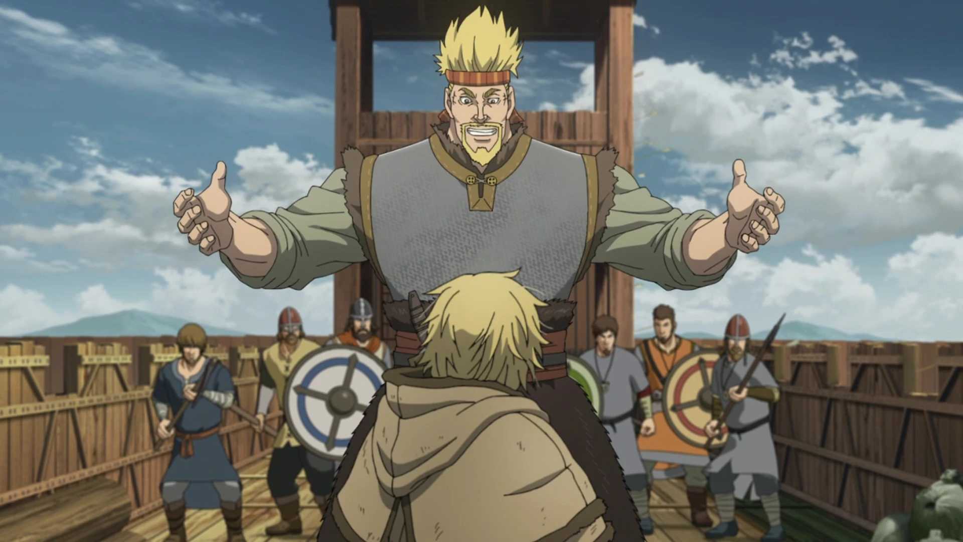 Thorkell the Tall takes on Thorfinn in Vinland Saga anime