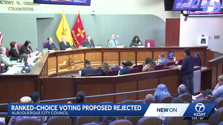 Albuquerque City Council votes down ranked-choice voting proposal