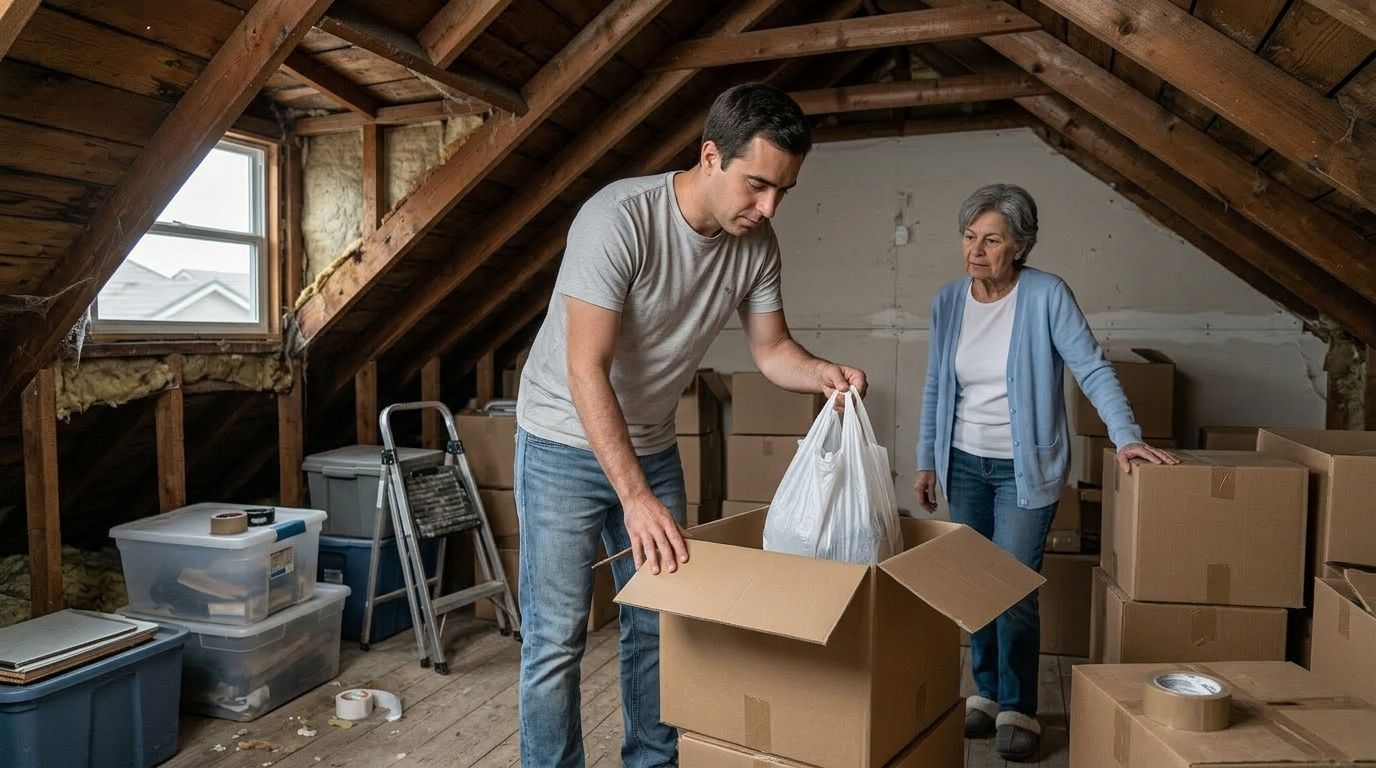 He cleaned his attic and found a $9,000 Christmas gift