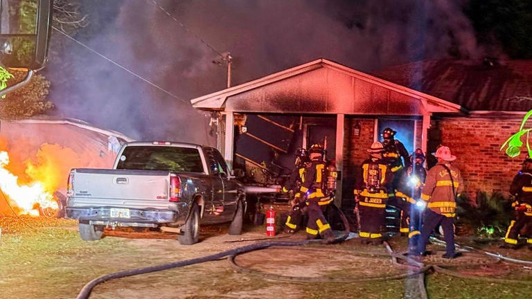 One dead, two pets killed in Cantonment house fire