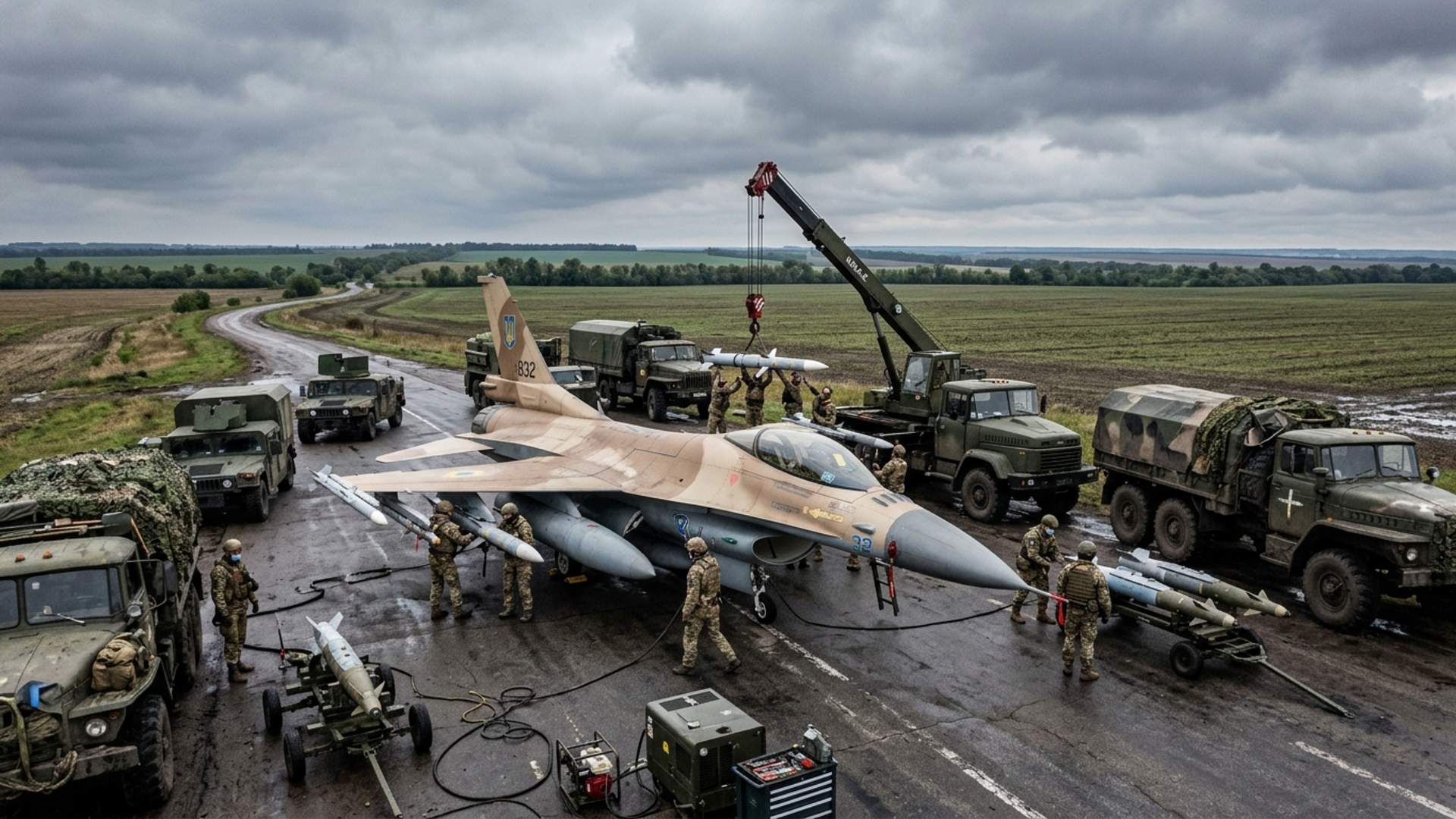 How Ukraine's $1.3 million mobile ground kit is keeping F-16s in the fight