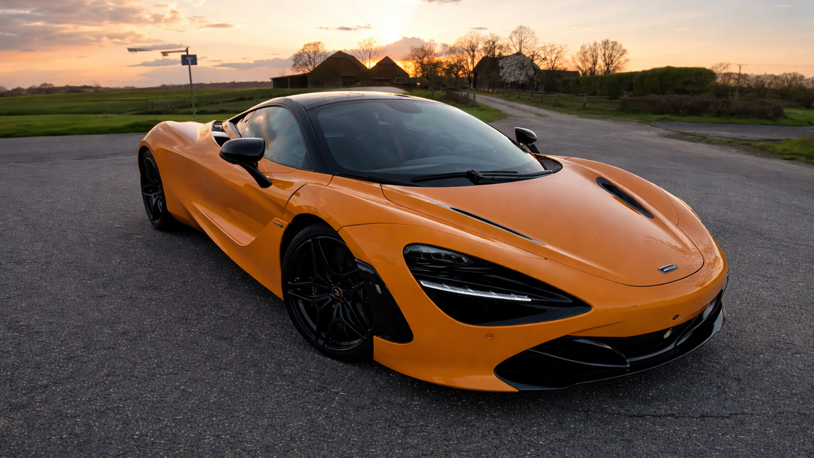 This McLaren 720S shows strong performance at high speed