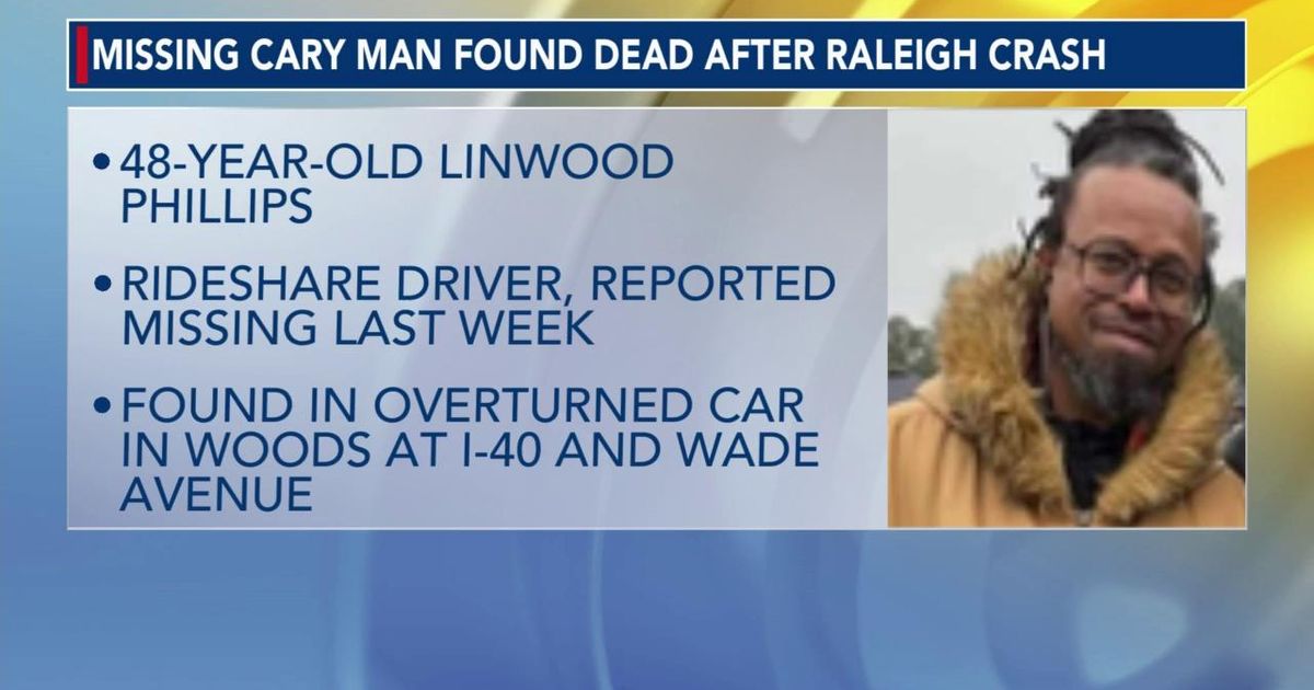 Missing Cary man found dead in overturned vehicle on I-40, Raleigh ...