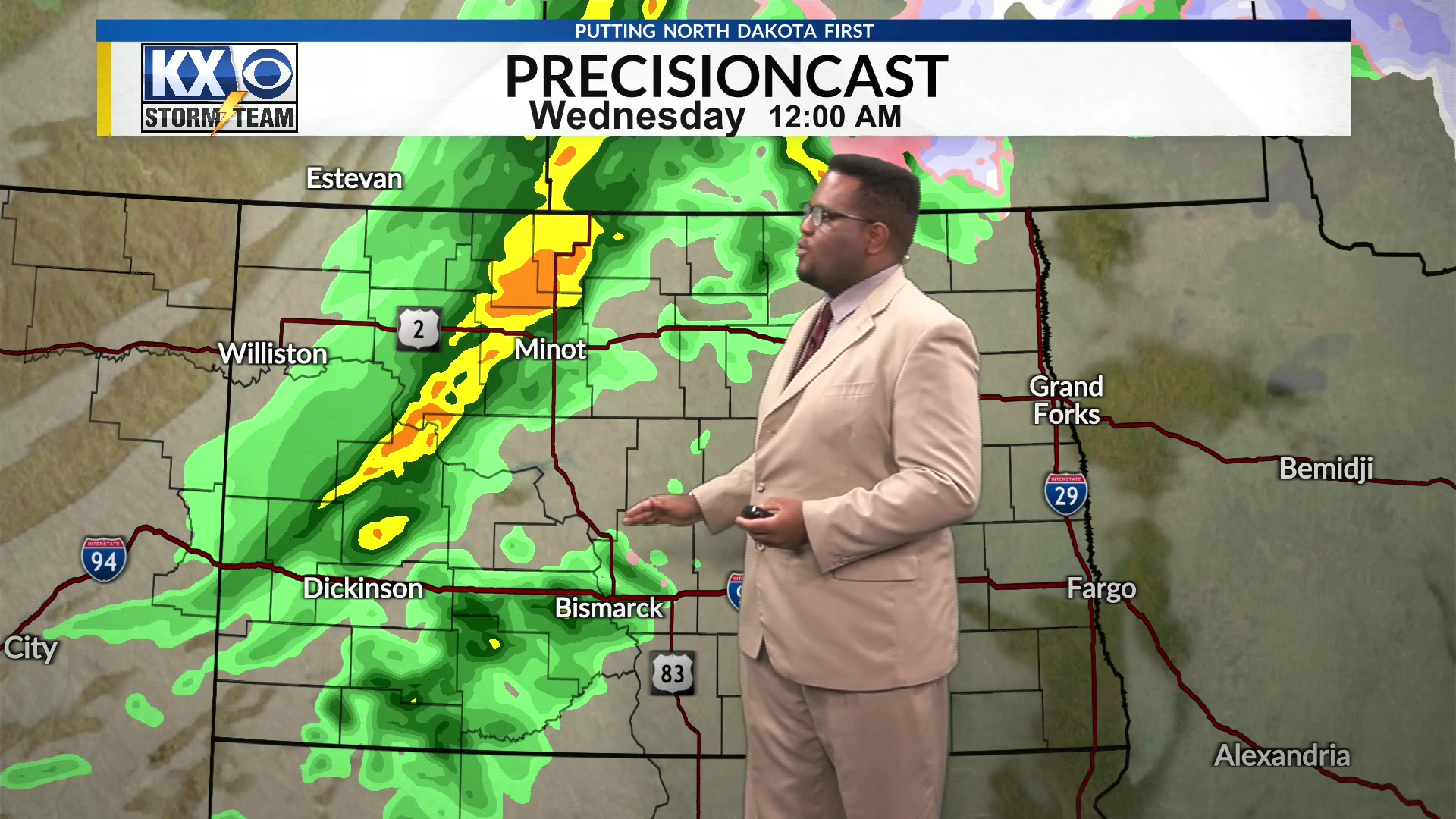 Meteorologist Andre Brooks morning forecast 4-7