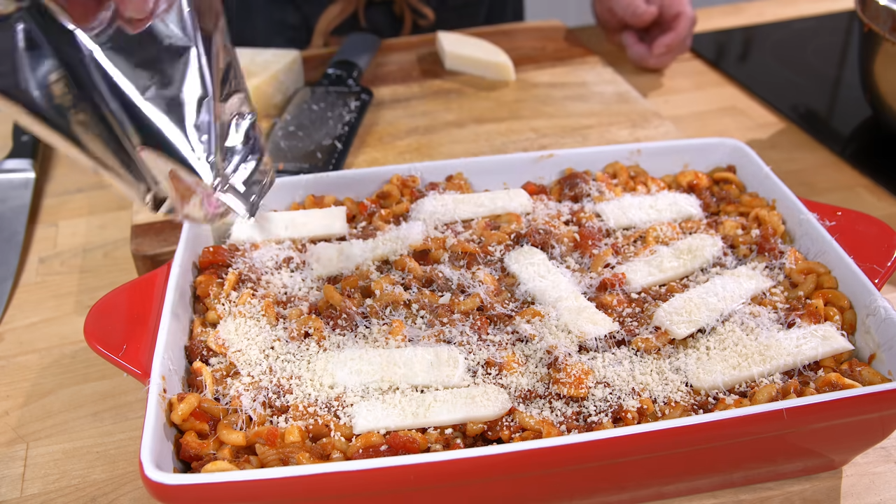 How leftovers become a perfect baked pasta dinner