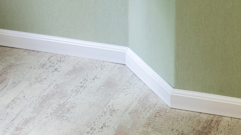 How to brighten up dingy white baseboards
