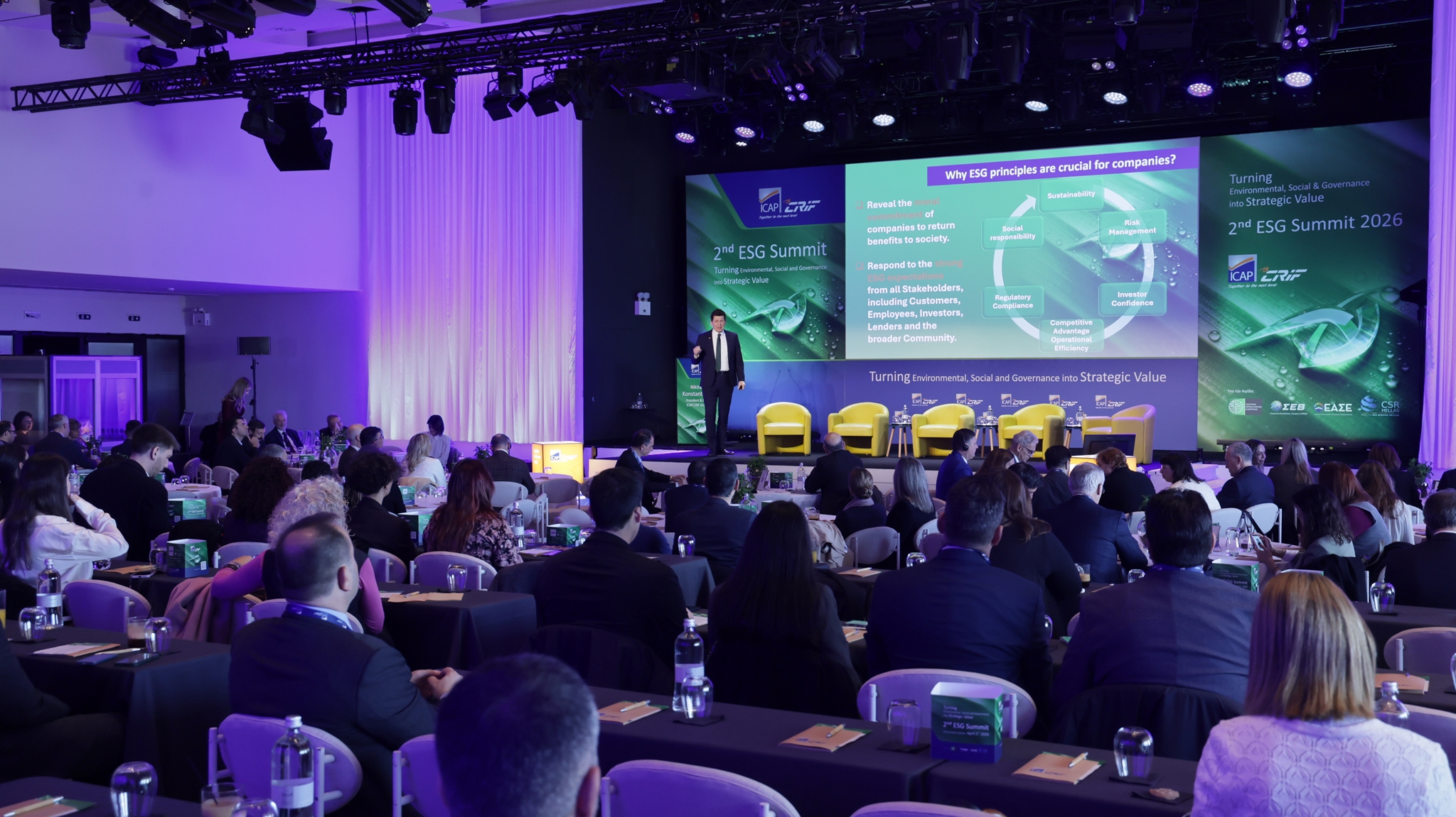 Θριαμβευτικό sold out για το 2ο ESG Summit της ICAP CRIF