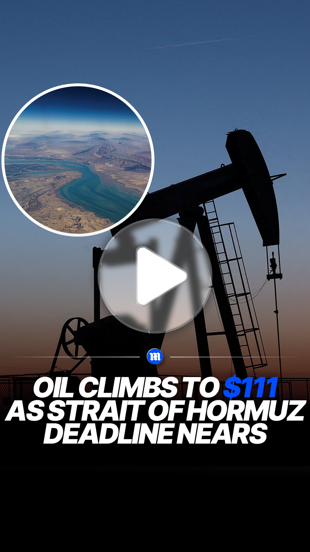 Oil rises to $111 as tensions escalate near Strait of Hormuz