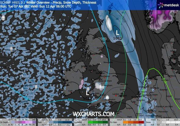 UK weather maps turn icy blue as -3C freeze to hit Britain days after ...
