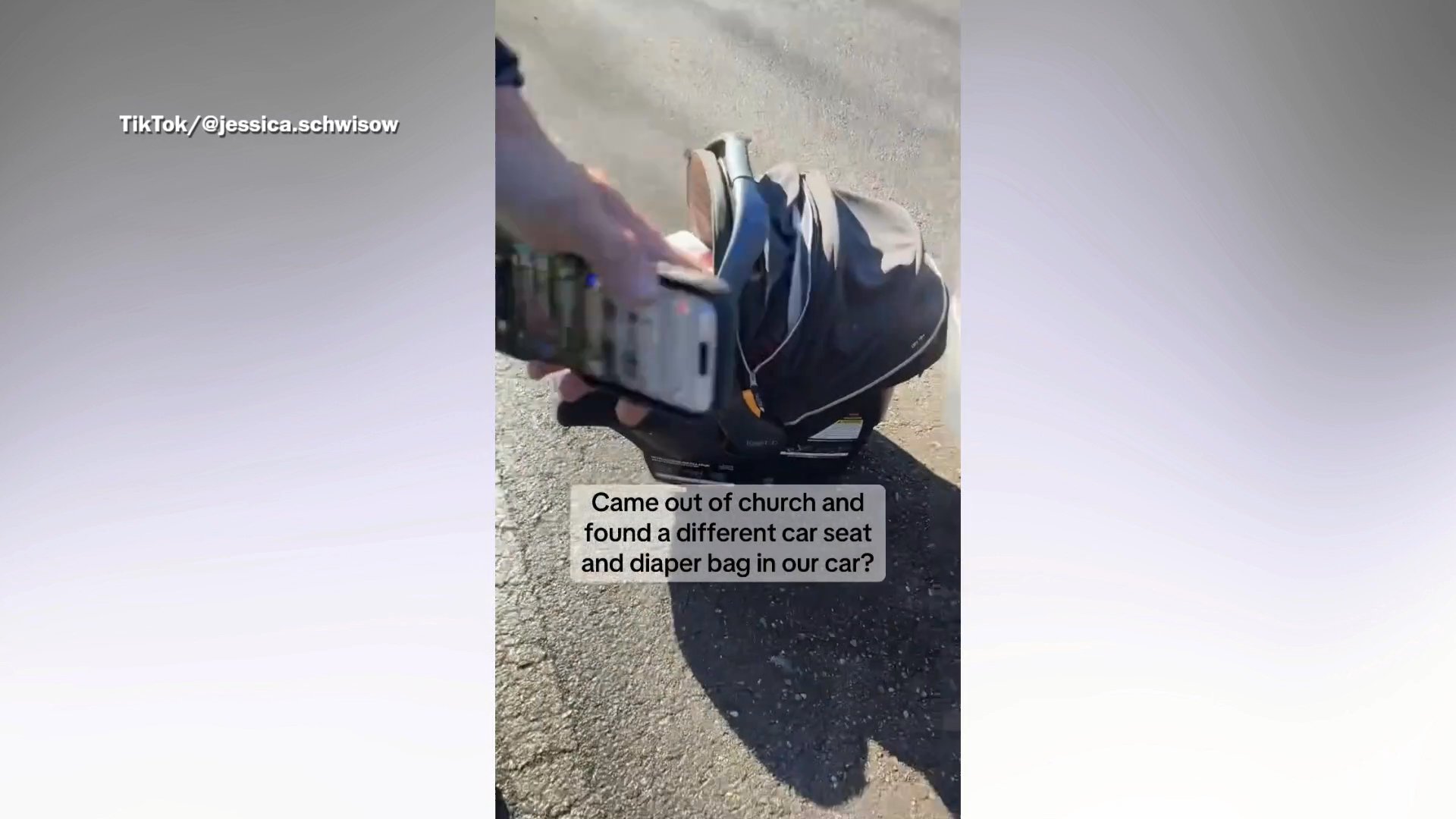 Parents return to car after church, shock over what they see in backseat