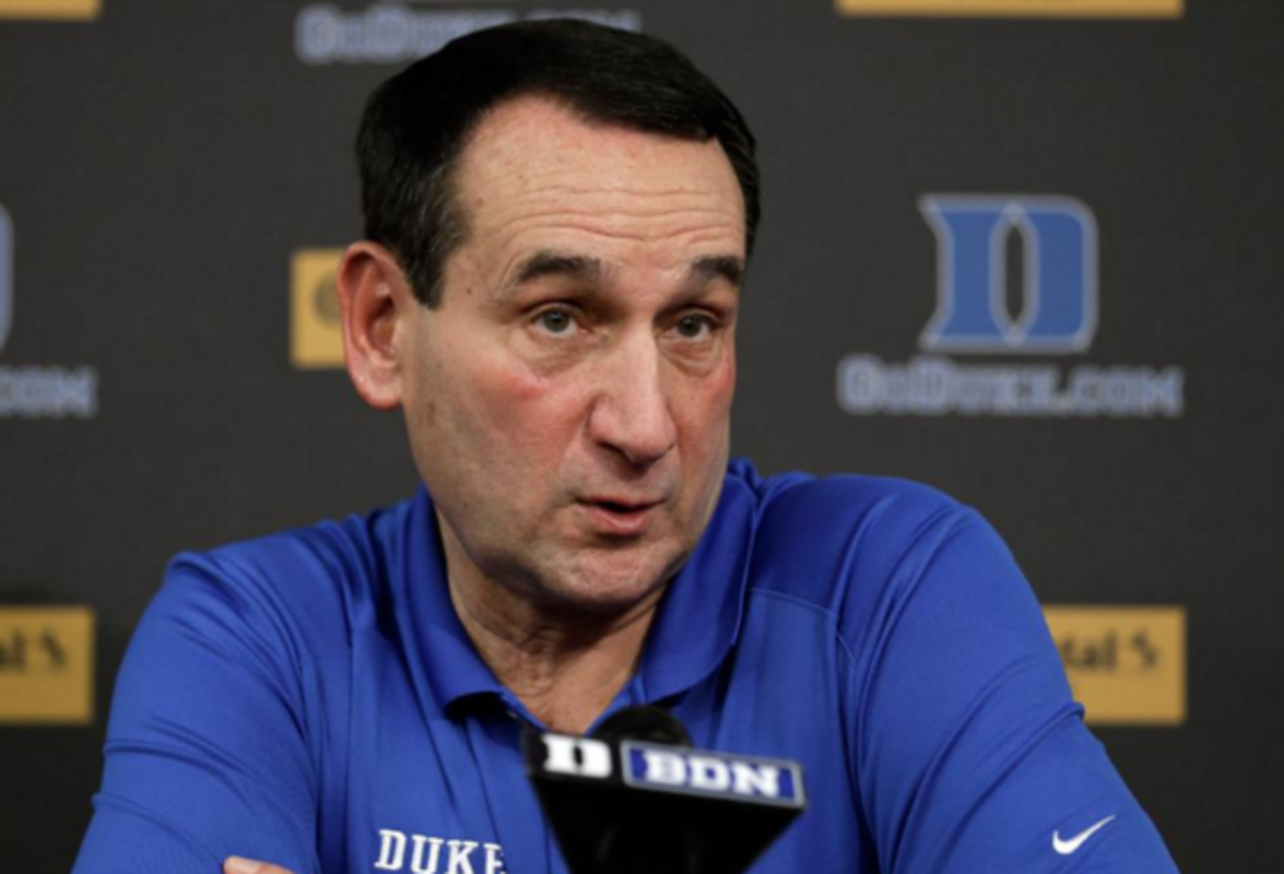 Duke fans loved Coach K's reaction to UNC hiring Michael Malone