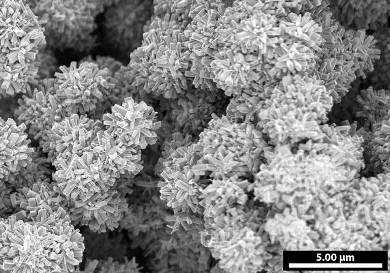 More than a pretty picture, star-shaped nanomaterial changes energy storage