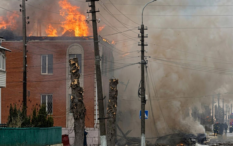 Russia strikes tax office building in Ukraine's Chernihiv region