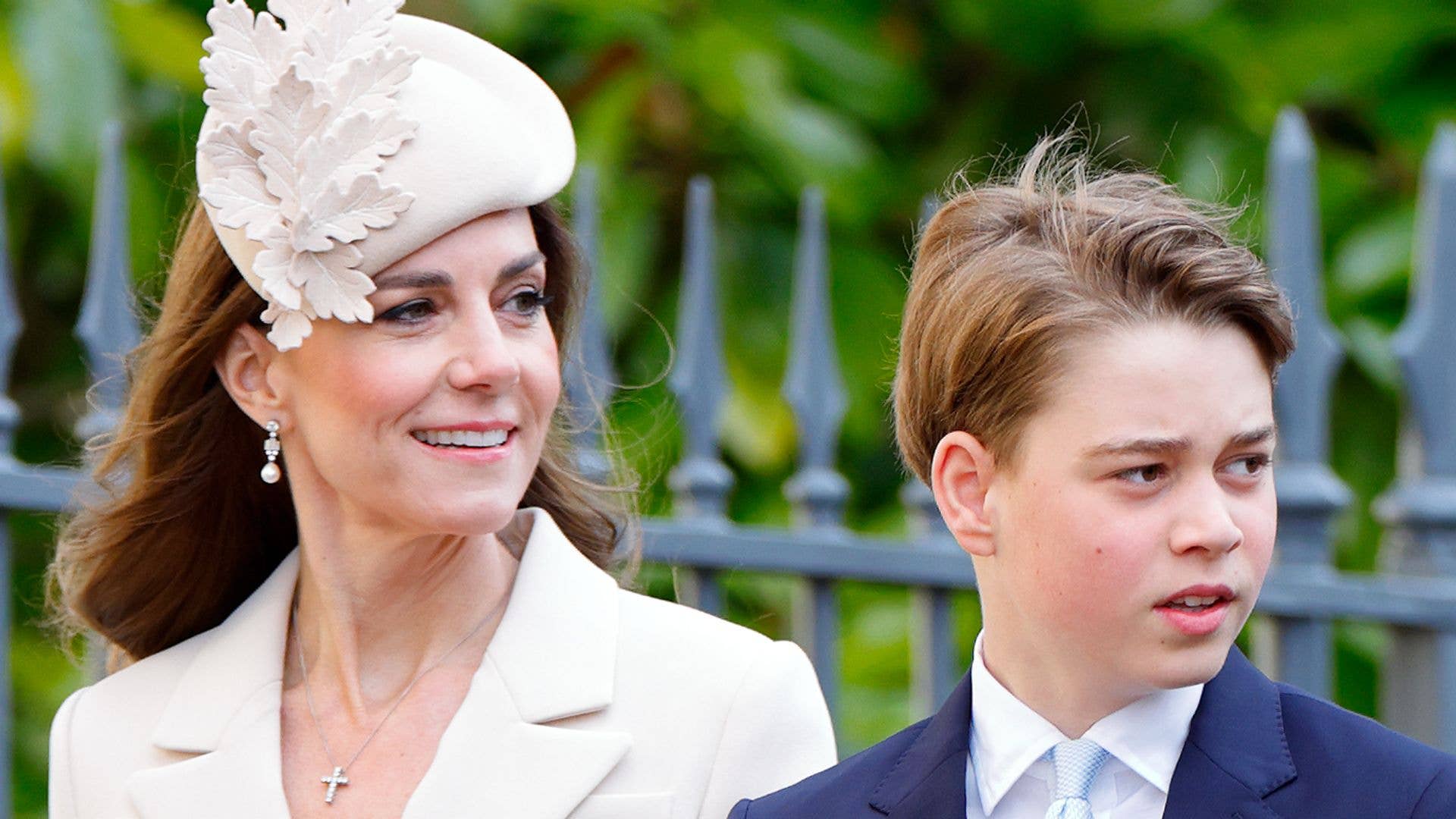 Prince George, 12, grows nearly as tall as Princess Kate - even when ...