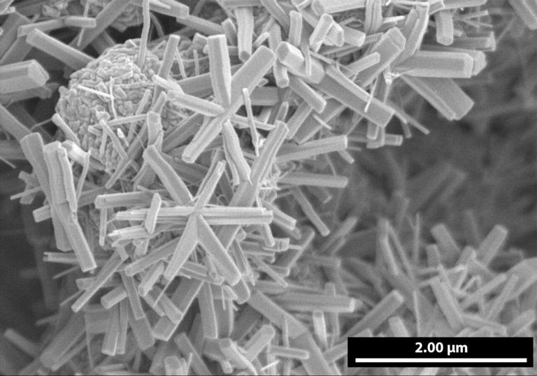 More than a pretty picture, star-shaped nanomaterial changes energy storage