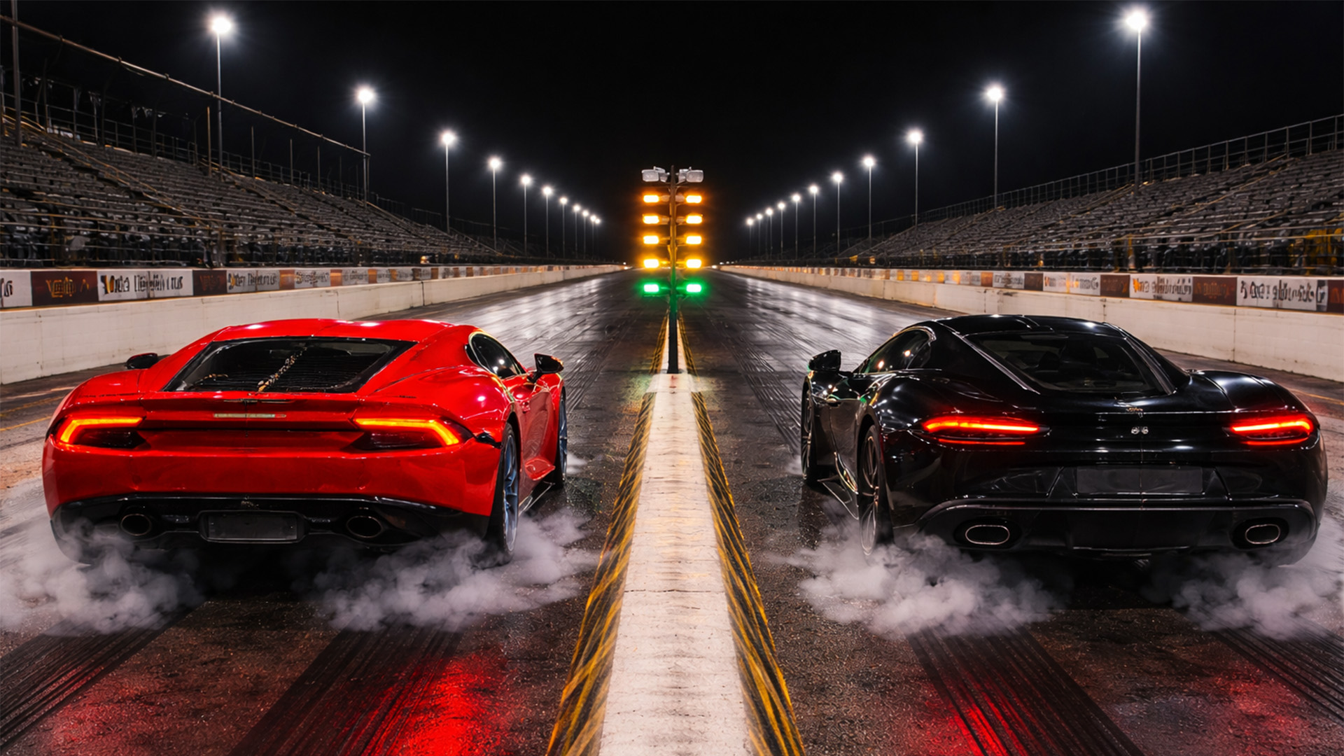 McLaren GT vs Lamborghini Huracan LP610-4 drag race