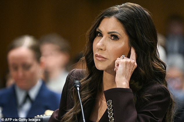 Report: Noem's husband paid sum to model he begged to marry him