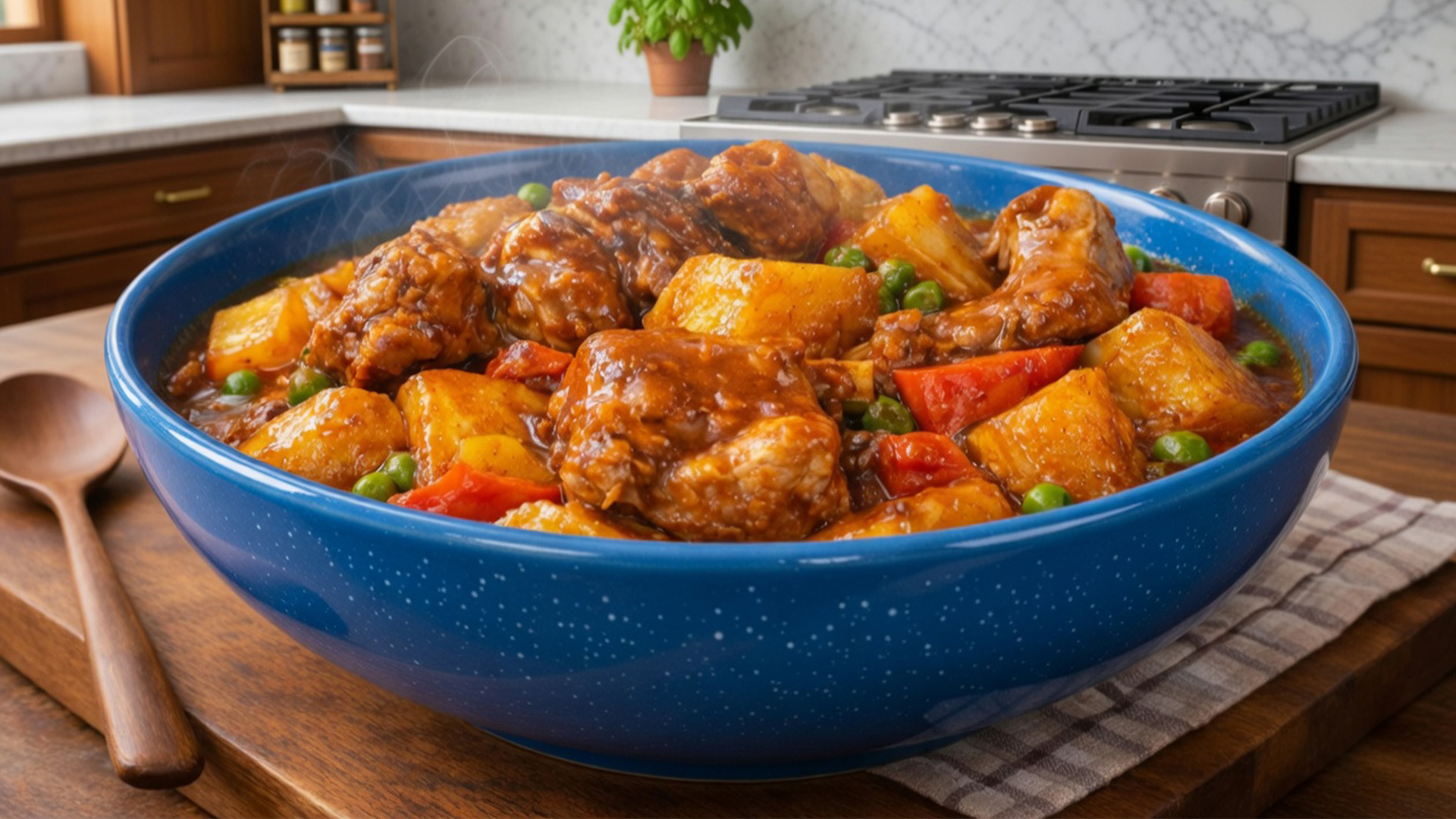 Cooking chicken with pineapple changes the flavor
