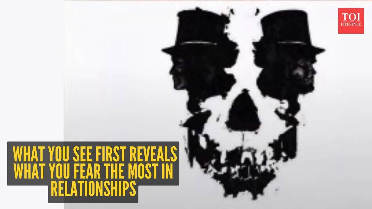 Optical illusion personality test: Men in hats or skull? What you see ...