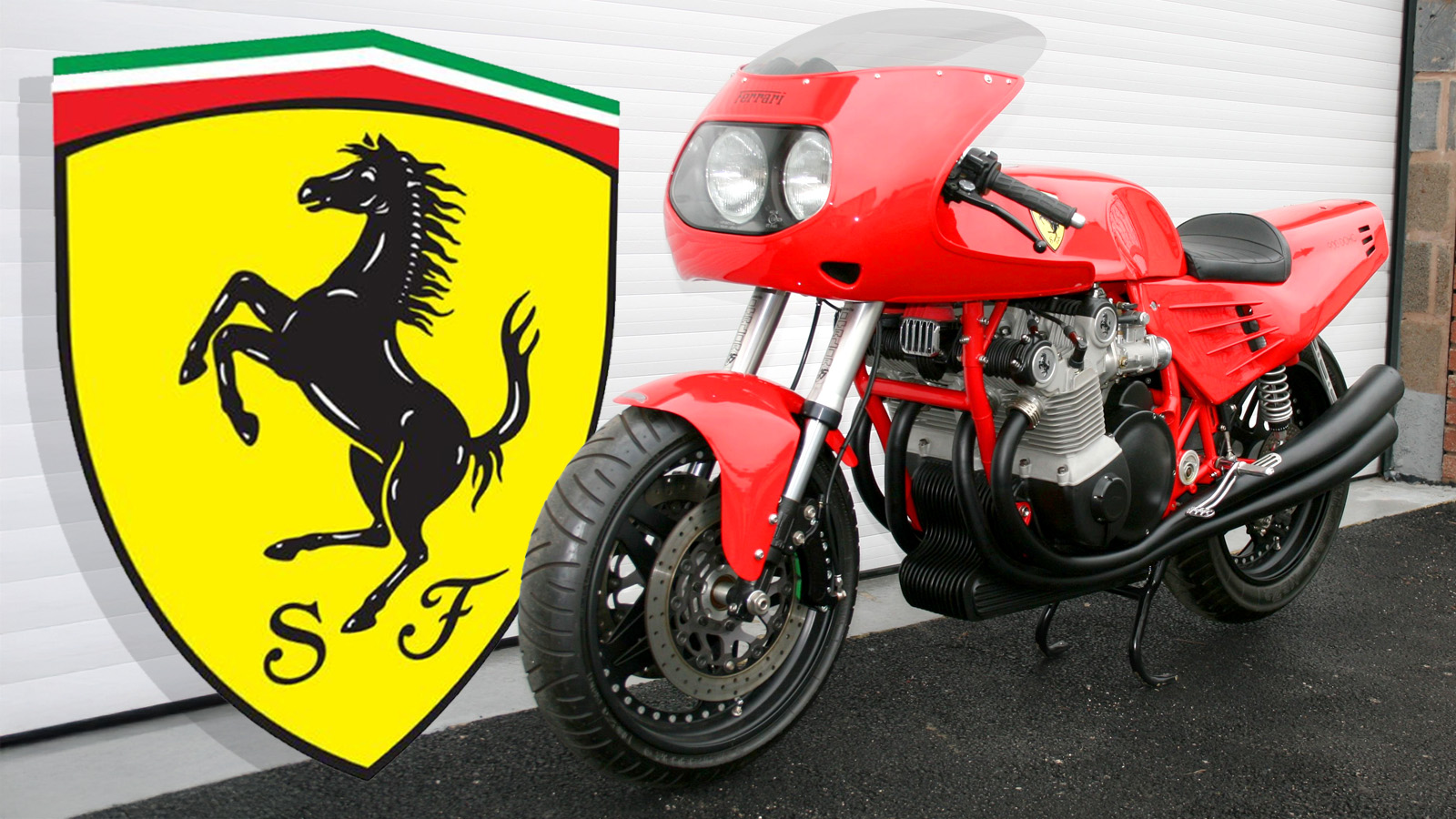 Ferrari gave its name to a motorcycle only once in its history and the ...
