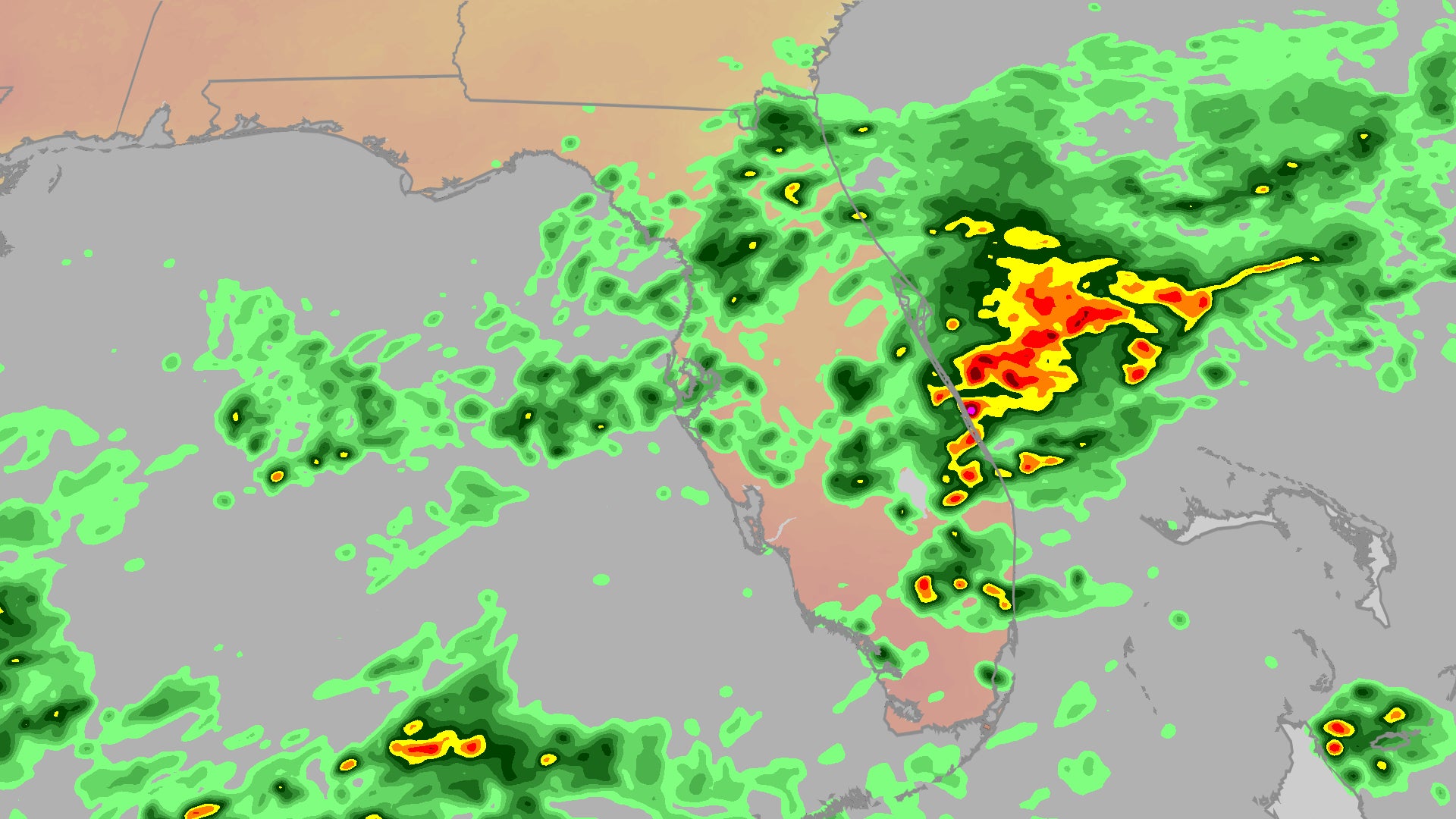 Flood watch as heavy rain soaks Florida