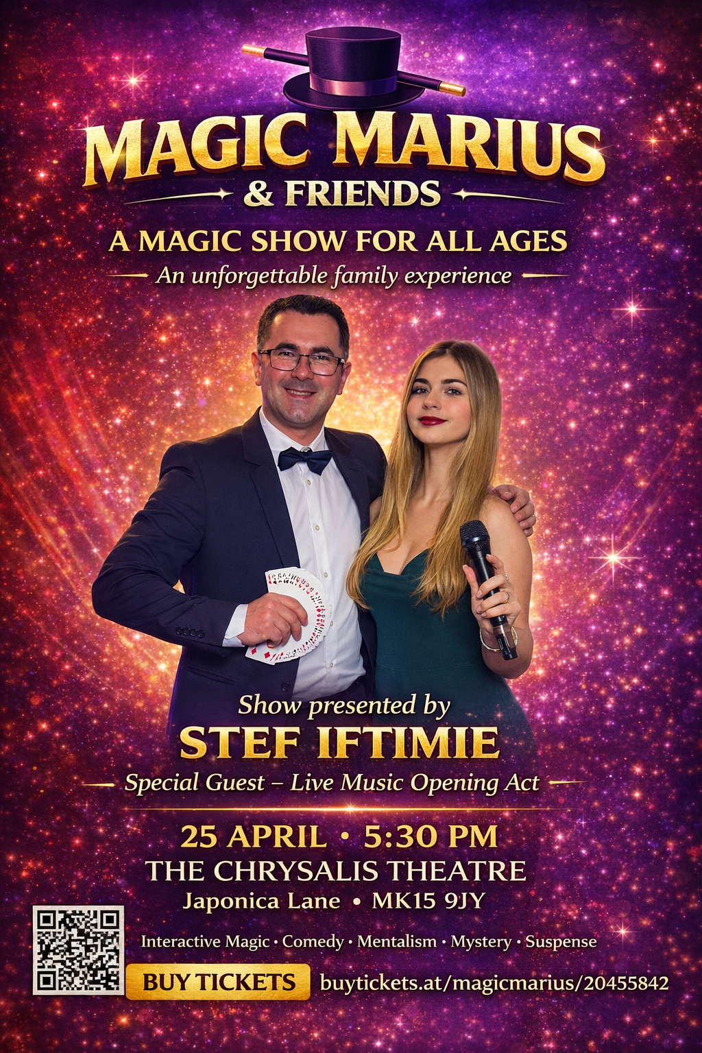 A unique family magic show comes to Milton Keynes